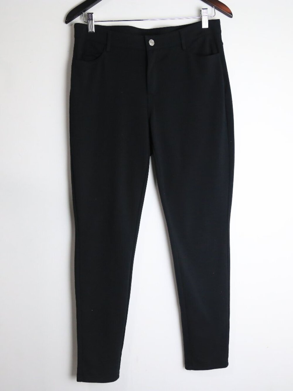 Michael Kors Black Low Rise Straight Leg Pockets Pants Women's Size 8